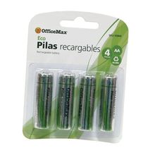 PILA RECARGABLE AA DE LARGA DURACION.4 PIEZAS