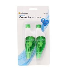 Corrector OfficeMax, 5 mm x 8 m, Cinta, 2 piezas