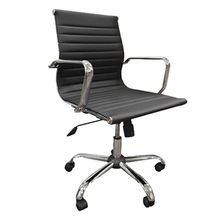 Silla Básica de Oficina Modell Negra