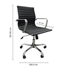 Silla Básica de Oficina Modell Negra