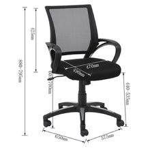 Silla Básica de Oficina Belfor Negra
