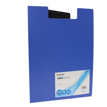 Tabla Sujetadocumentos Tamaño Carta Tipo Folder OfficeMax Policloruro de Vinilo Varios Colores 1 pza
