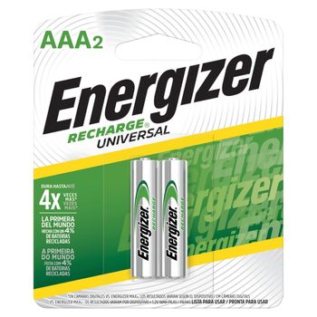 Pila Recargable AAA Energizer 2 piezas