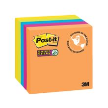 Post-It Notas Super Sticky Multicolor 3x3" cm 450 hojas