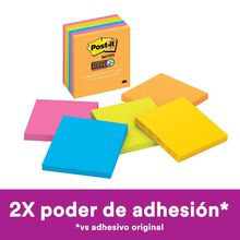 Post-It Notas Super Sticky Multicolor 3x3" cm 450 hojas