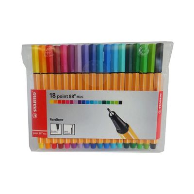 Staedtler 3001 Design Journey Doble punta Rotulador de 2 puntas de fibra,  punta fina de 0,5 y 0,8 mm, estuche de 36 rotuladores, colores surtidos -  Rotuladores de punta de fibra Kalamazoo