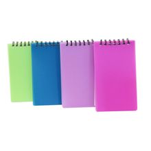 Memo Book Plastificado Con 8 Piezas Color Neon