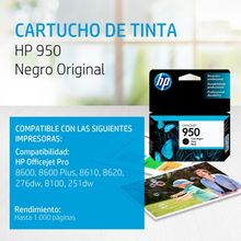 Cartucho HP 950 Negro