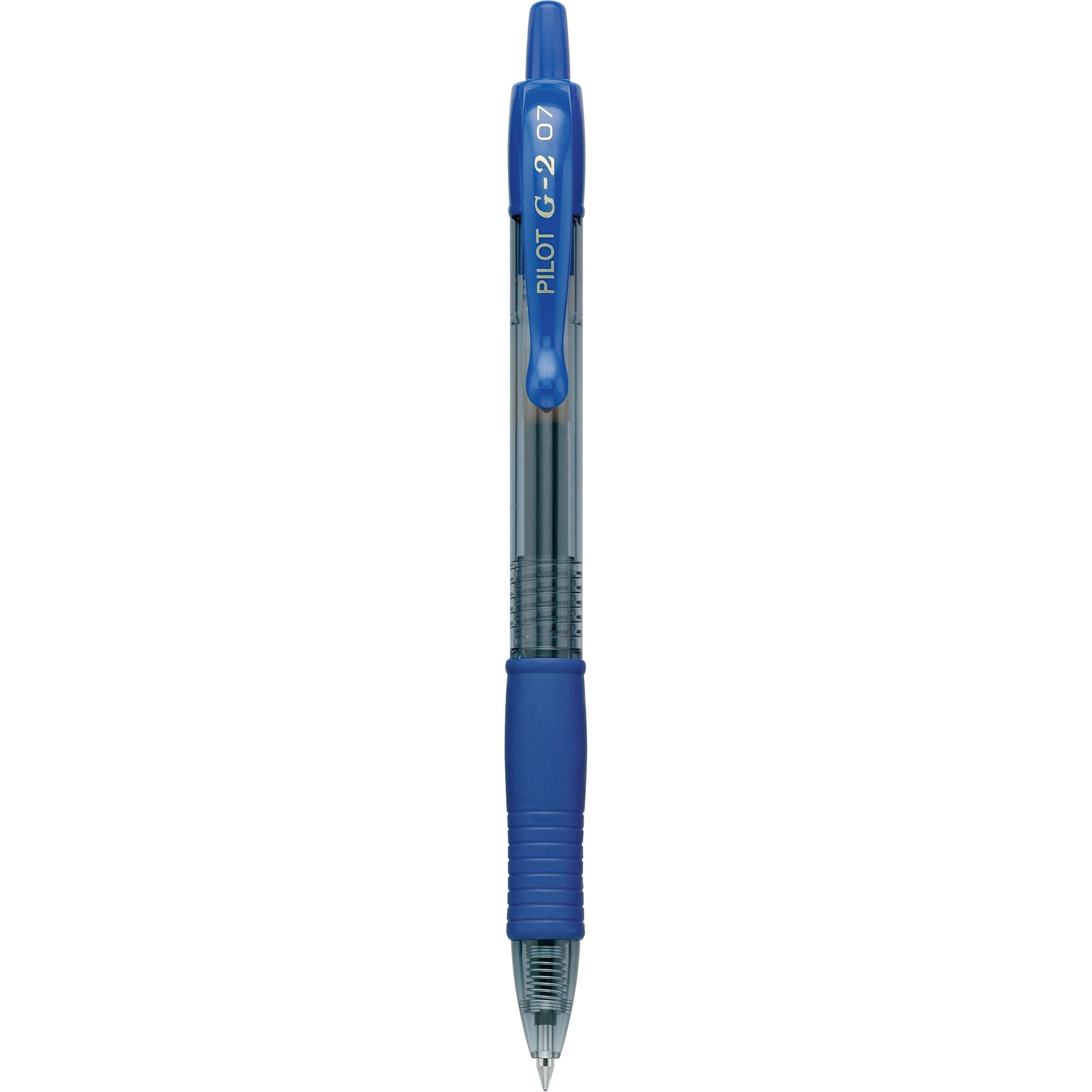 MTL® Bolígrafo retráctil de tinta de gel, punta de 0,7 mm, cuerpo  transparente con grip, tinta azul - Bolígrafos tinta gel  retráctiles Kalamazoo