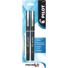 Bolígrafo Pilot Precise V5 Extra Fino Negro 2 pzas