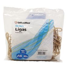 Ligas de Hule OfficeMax Natural No.18 80g