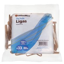 Ligas de Hule OfficeMax Natural No.33 80g