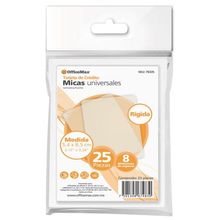 MICA RIGIDA OMX 5.4 X 8.5CM 8MM 25P