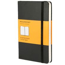 Libreta Pocket Negra Hoja Rayada Pasta Dura Moleskine