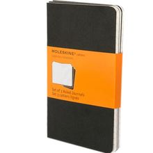 Libreta Pocket Negra Negro Raya Pasta Suave 3Piezas Moleskine