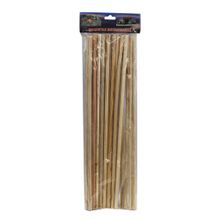 Palo de Madera La Principal 30 cm x 4 mm 20 pzas