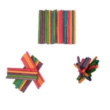 Palo de Madera La Principal Cuadrado Multicolor 20 pzas