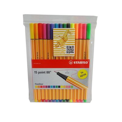 Staedtler 3001 Design Journey Doble punta Rotulador de 2 puntas de fibra,  punta fina de 0,5 y 0,8 mm, estuche de 36 rotuladores, colores surtidos -  Rotuladores de punta de fibra Kalamazoo