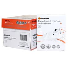 Caja de Papel Bond para Copiadora Tamaño Carta OfficeMax 92% Blancura 5000 hojas