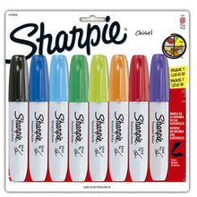 Marcador Sharpie Chisel Pm Asstd 8Cd