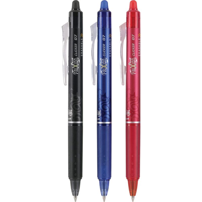 Bolígrafos Azules y Negros Pilot Frixion - 3 unidades - E.leclerc Soria