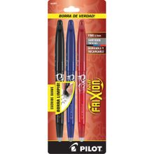 Bolígrafos de Gel Pilot Frixion Punto Fino Multicolor 3 pzas