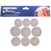 Esferas de Unicel La Principal Medianas 9 pzas