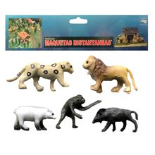 Figuras de Animales Salvajes La Principal 5 pzas