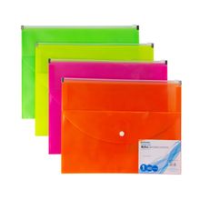 Sobre Tamaño Carta Verticar con Botón Polipropileno Officemax Varios Colores 1 pieza