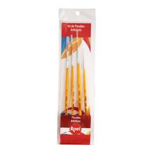Pinceles Roel Liner 4 piezas