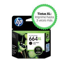 Cartucho de Tinta HP 664XL Negra Original F6V31AL