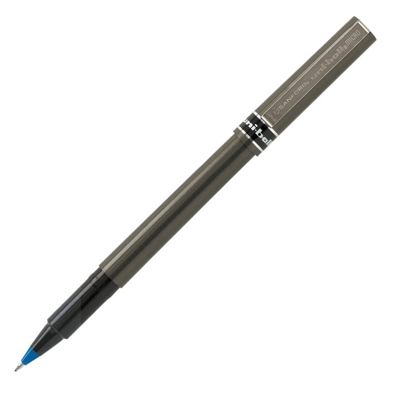 Uni-Ball Signo 207 Bolígrafo De Gel Retráctil, Punta Audaz De 1 Mm, Azul, Paquete De 6