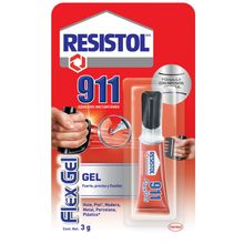 Pegamento Instantáneo Resistol 911 Flex Gel 3 gr 1 pza