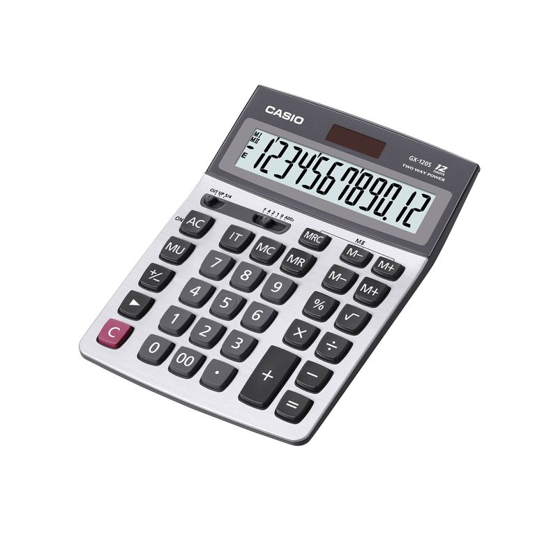 Calculadora Casio Mini De Escritorio Gx-120B 12 Dígitos | Calculadoras ...