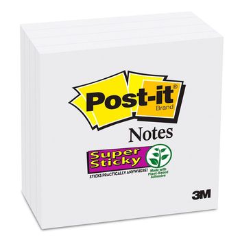 Post-It Notas Super Sticky Blanco 3x3" 450 hojas