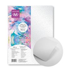 Cartulina tamaño Carta Metálica Millenium Blanca 30 hojas