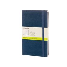 Libreta Forma Francesa Blanca Moleskine Azul Zafiro