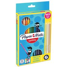 Lápices de Colores Paper Mate Fantasy Redondo 15 pzas