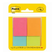 Post-It Notas Adhesivas Multicolor 1.5x2" 200 piezas