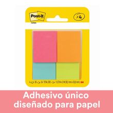 Post-It Notas Adhesivas Multicolor 1.5x2" 200 piezas