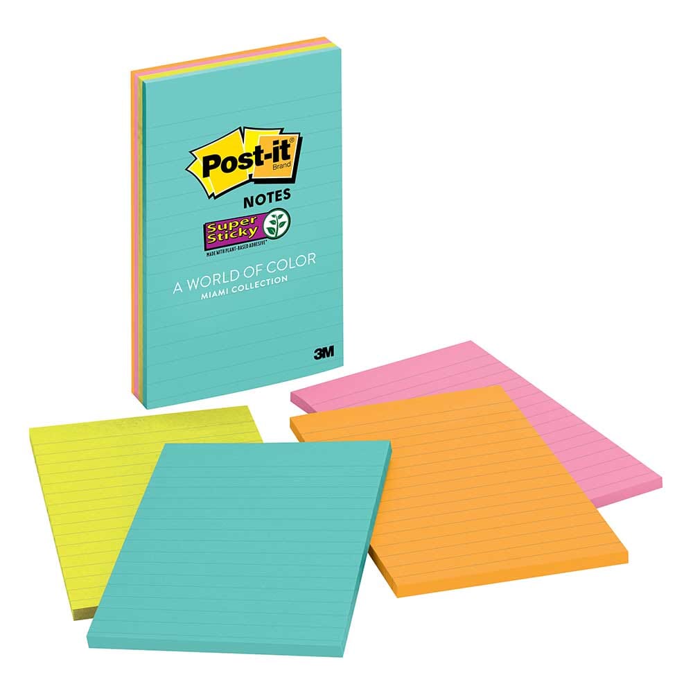 Notas Adhesivas Post-it® Colección Ciudad del Cabo, Mini, 34.9 mm x 47.5  mm, 12 Blocs/100 Hojas