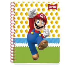 Cuaderno Profesional Cuadro Chico Scribe Mario Bros 1 100 hojas