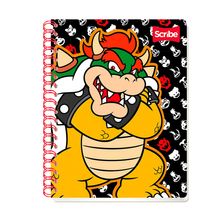 Cuaderno Profesional Cuadro Grande Scribe Mario Bros 2 100 hojas