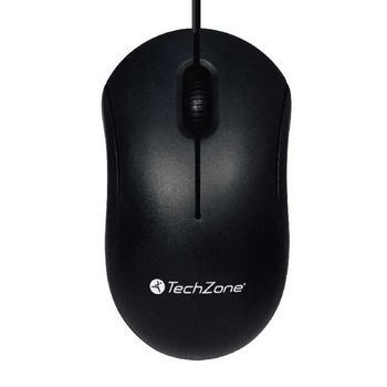 Mouse Techzone TZMOU01 Alámbrico Negro