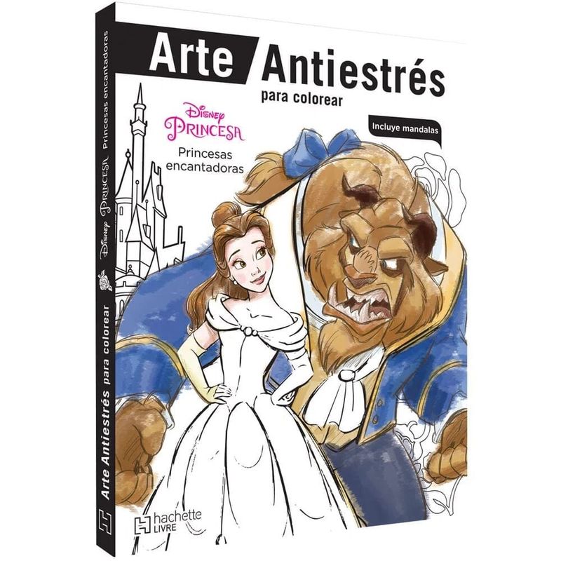Arte Antiestres Para Colorear Disney Princesa Princesas Encantadoras