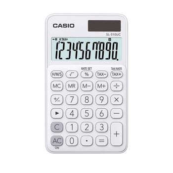 Calculadora de Bolsillo Casio SL-310UC Blanco