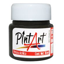 Pintura Acrílica Pint Art 600 Negro 30ml