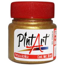 Pintura Acrílica Pint Art PVC 820 Oro Rico 30ml