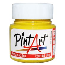 Pintura Acrílica Pint Art 202 Amarillo Cadmio Claro 30ml
