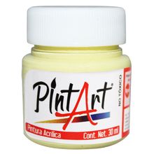 Pintura Acrílica Pint Art 209 Amarillo Pastel 30ml